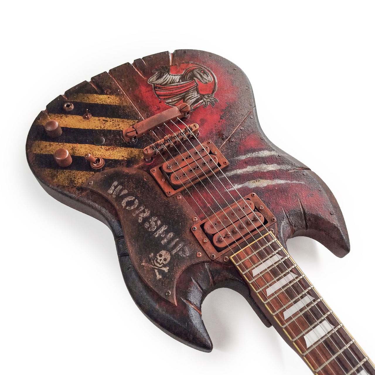 Fireman Red ‘Raptor Jesus’ DC detail 4