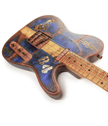 Rusty Fallout Blue T image 1