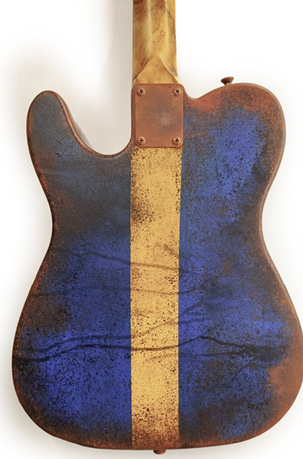 Rusty Fallout Blue T image 4
