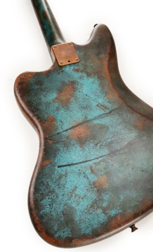Submarine Green Fender Jaguar detail 4