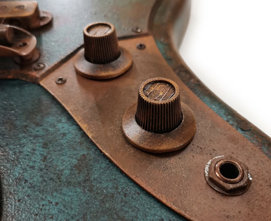 Submarine Green Fender Jaguar detail 5